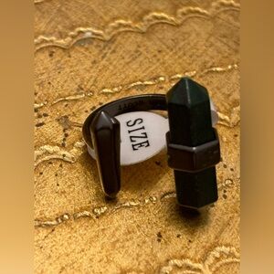 ❤️KENDRA SCOTT GUNMETAL MALACHITE PROTOTYPE JORDAN RING❤️